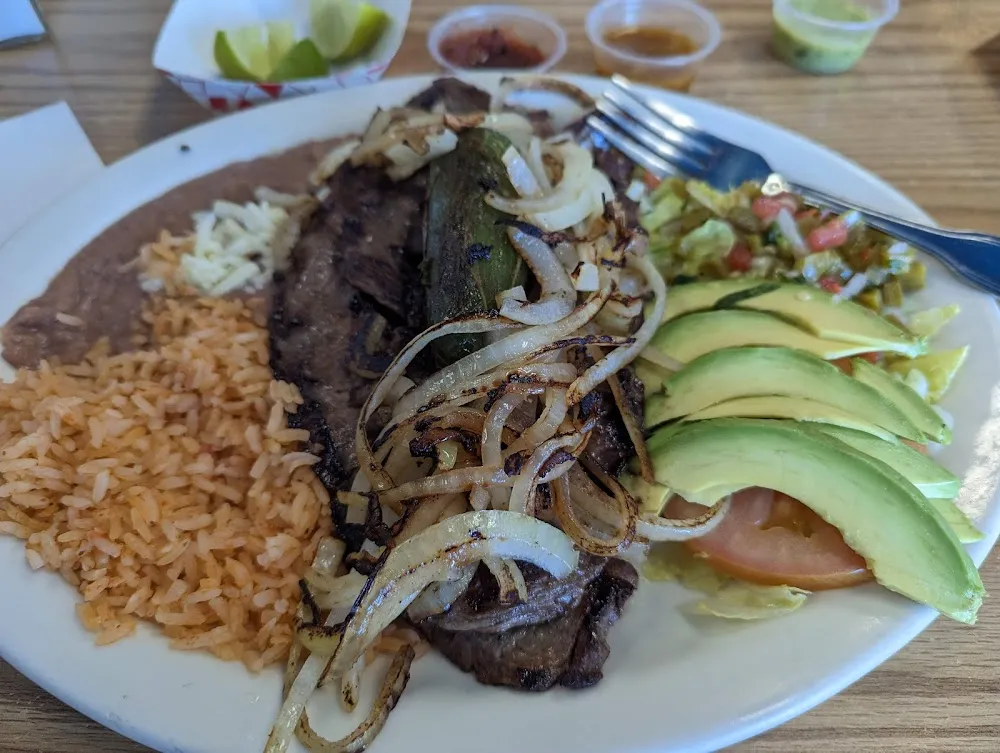 Carne Asada Rice and Beans