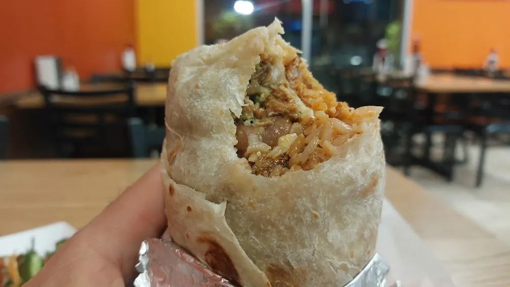 Super Al Pastor Burrito